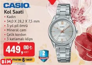 CASİO KOL SAATİ CASİO KOL SAATİ